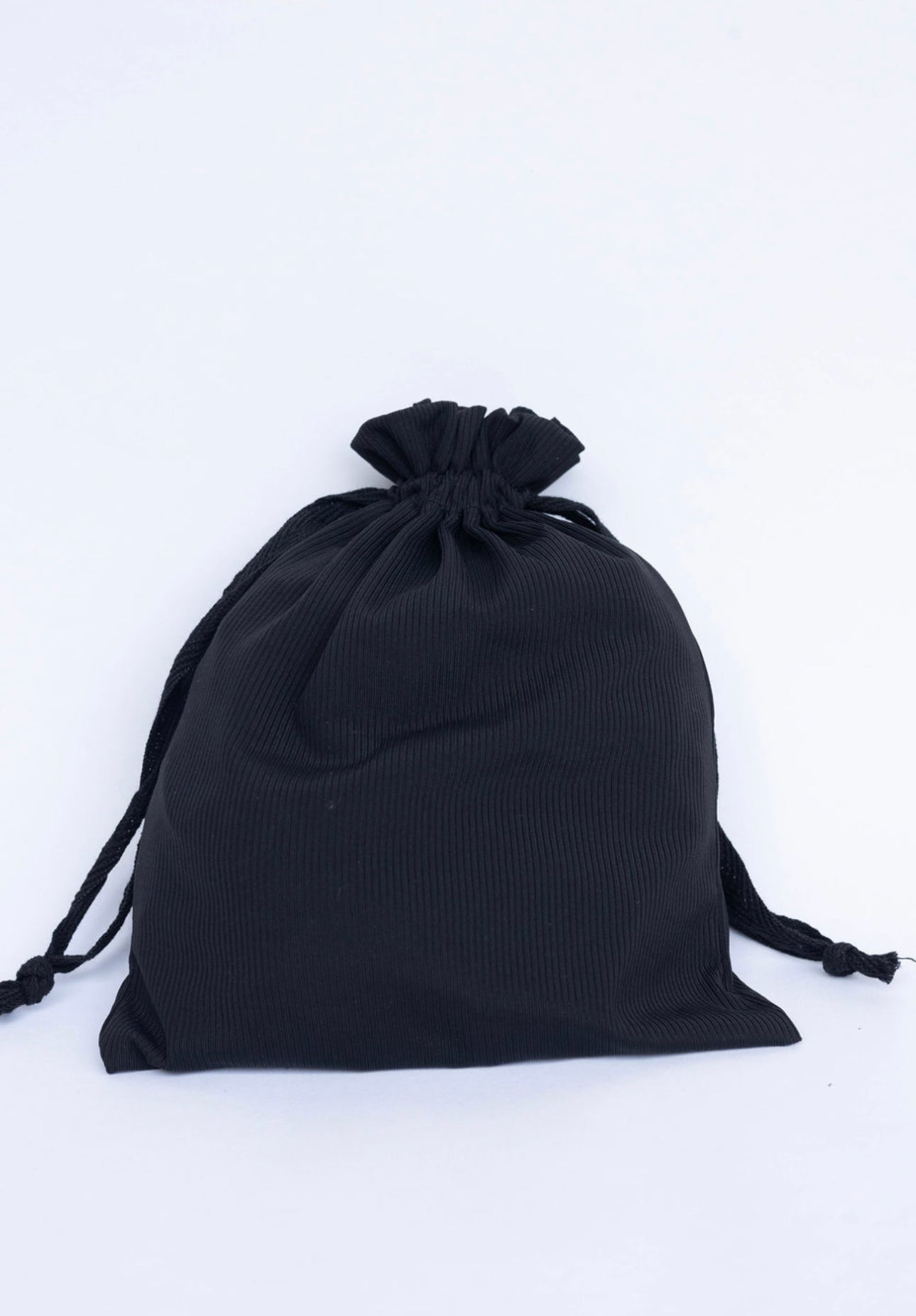 Black Dri Fit Ribbed (with velvet+silicone strong grip band and drifit dust bag) Head Scarf