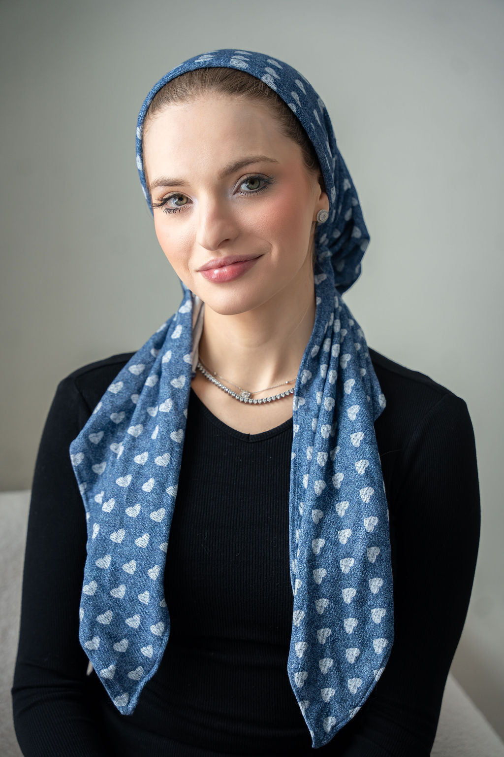denim headscarf collection