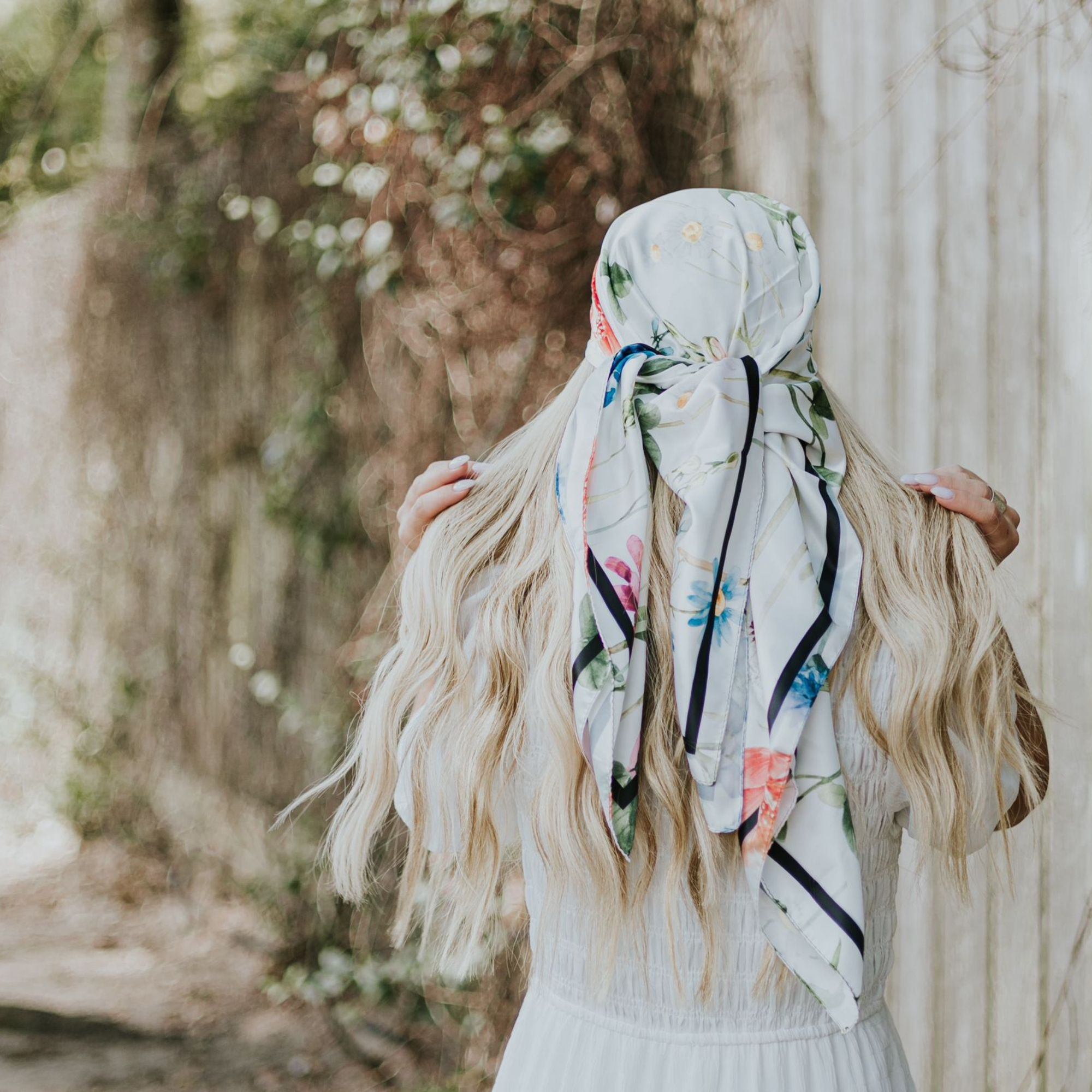 Square Womens Head Scarves