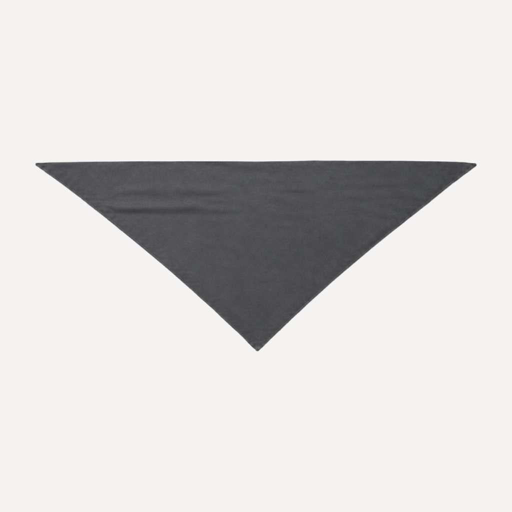 Charcoal Solid Head Scarf by TUK in a versatile solid charcoal shade, soft triangular bandana for everyday styling and comfort.