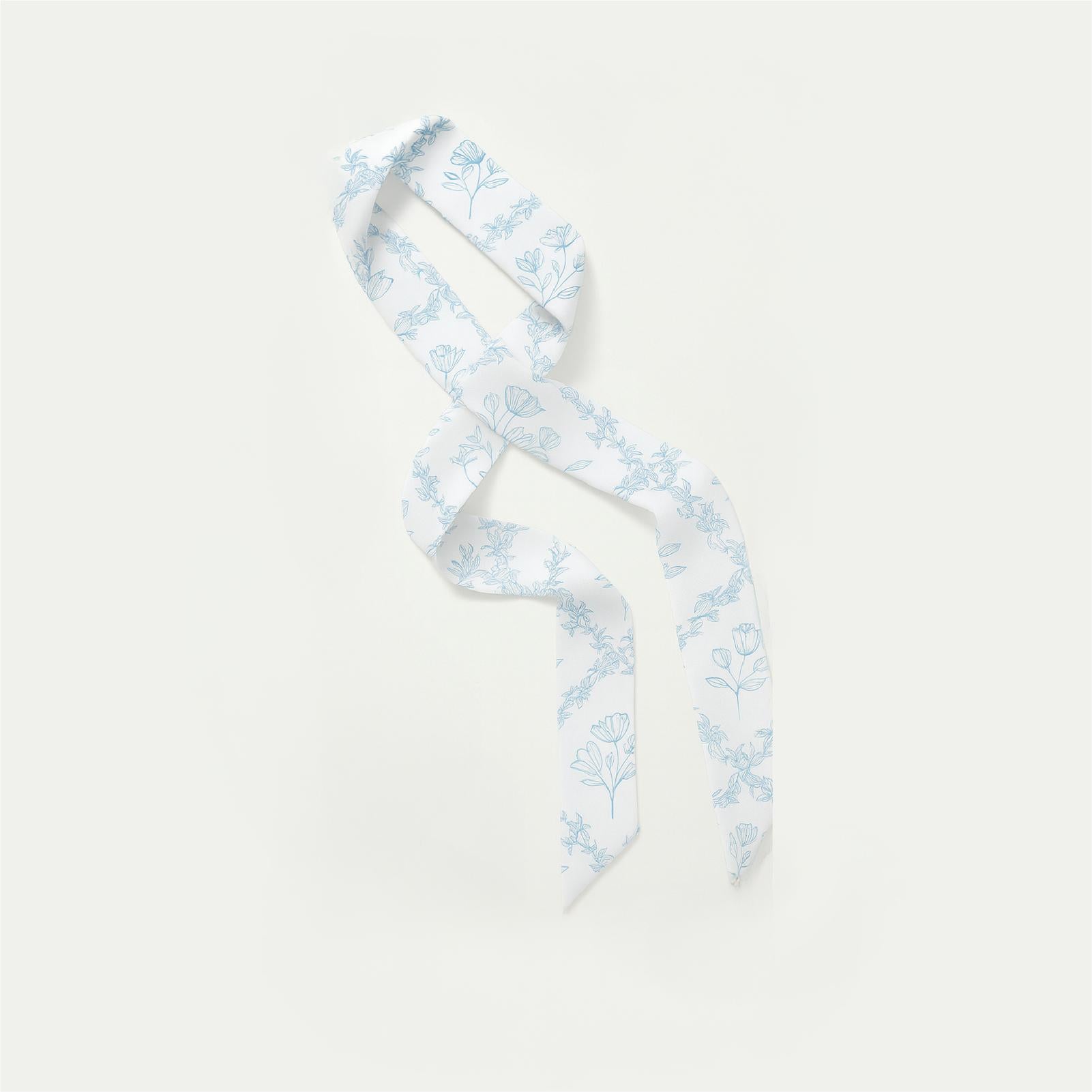 Chateau Lace Ribbon styled in a loose twist