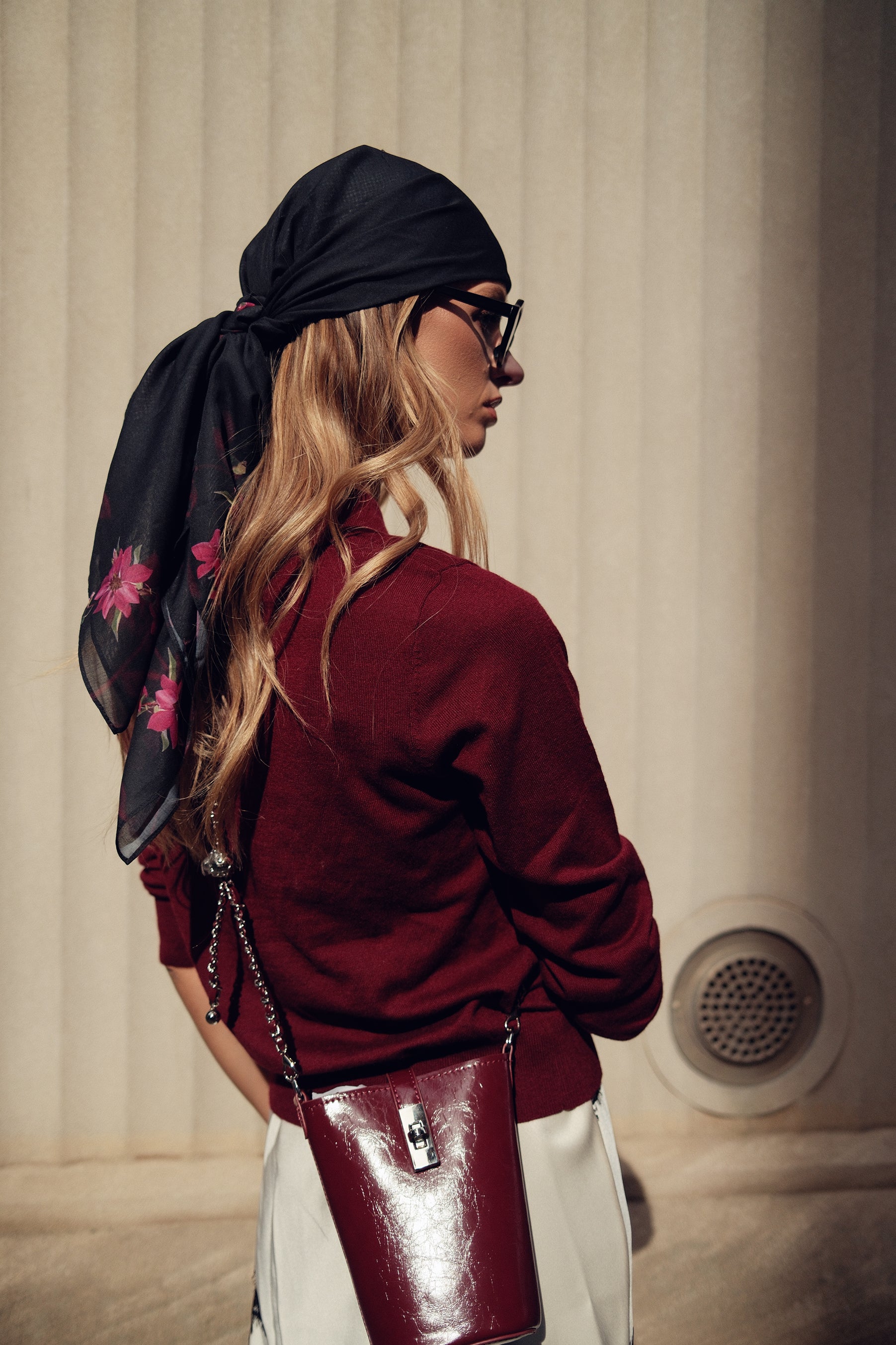 Dark Frame Head Scarf