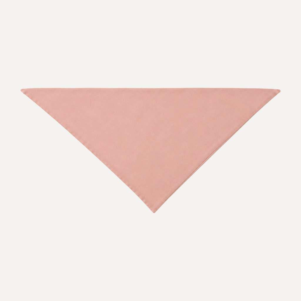 Dusty Rose Solid Head Scarf by TUK in soft blush pink, lightweight solid triangle headscarf for chic everyday styling.
