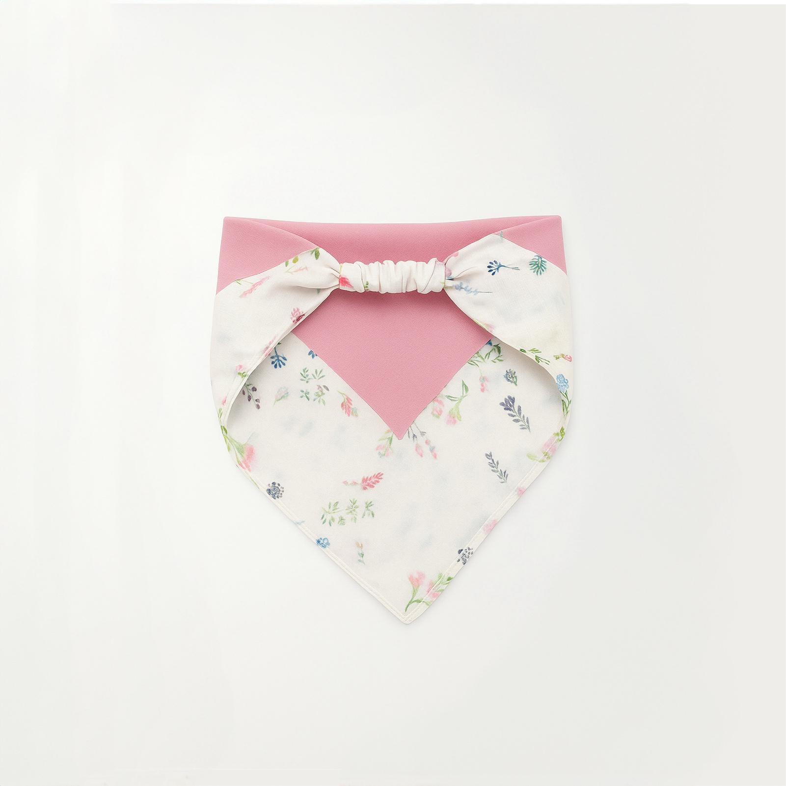 Framed in Florals Blush Headband Bandana