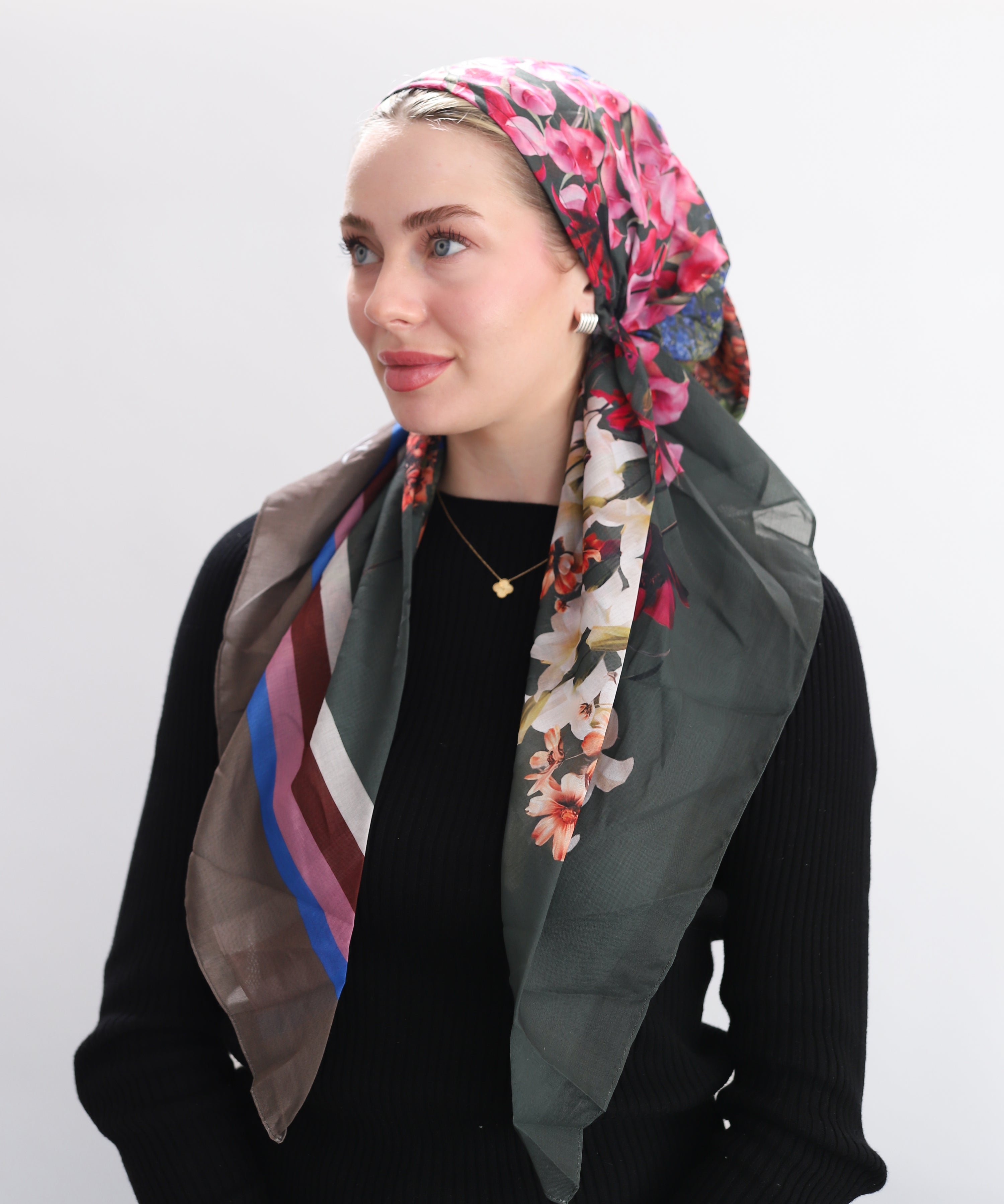 Garden Variety Pre-Tied Head Scarf