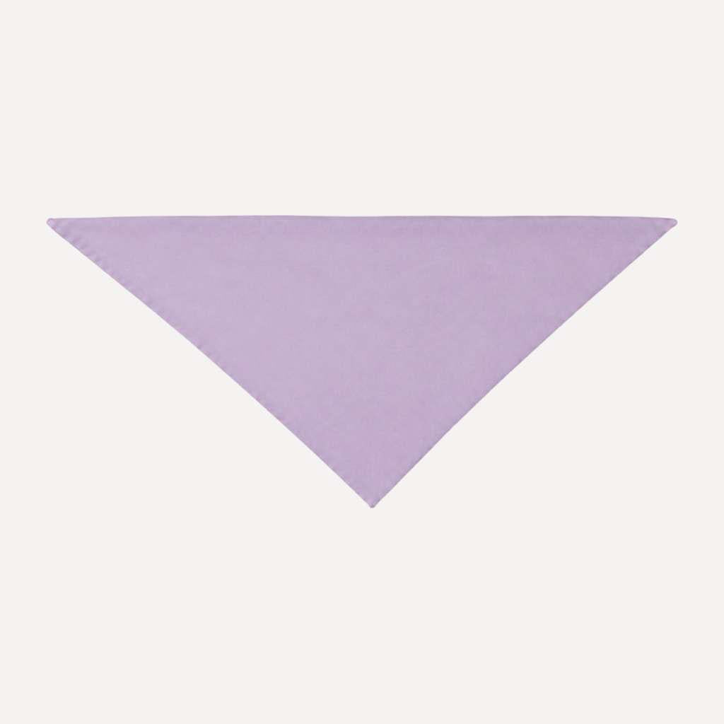 Lavender Solid Head Scarf by TUK in soft pastel purple, minimalist triangle headscarf for stylish everyday wear and layering.
