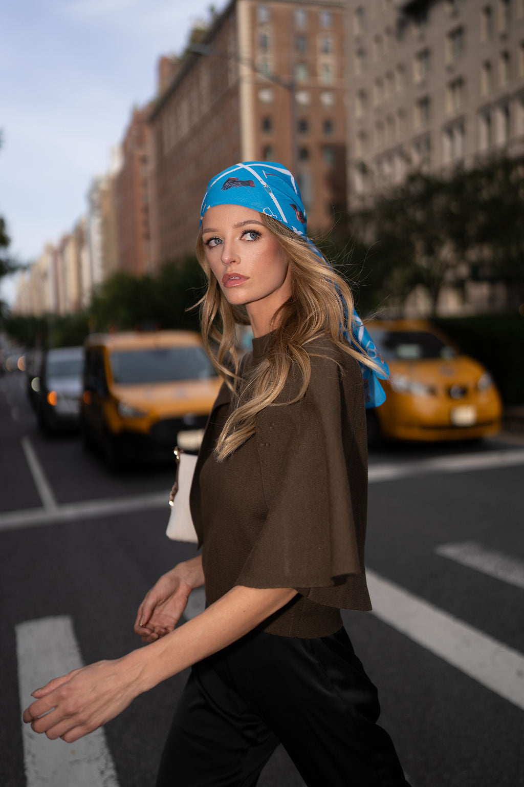 Blue Reign Head Scarf