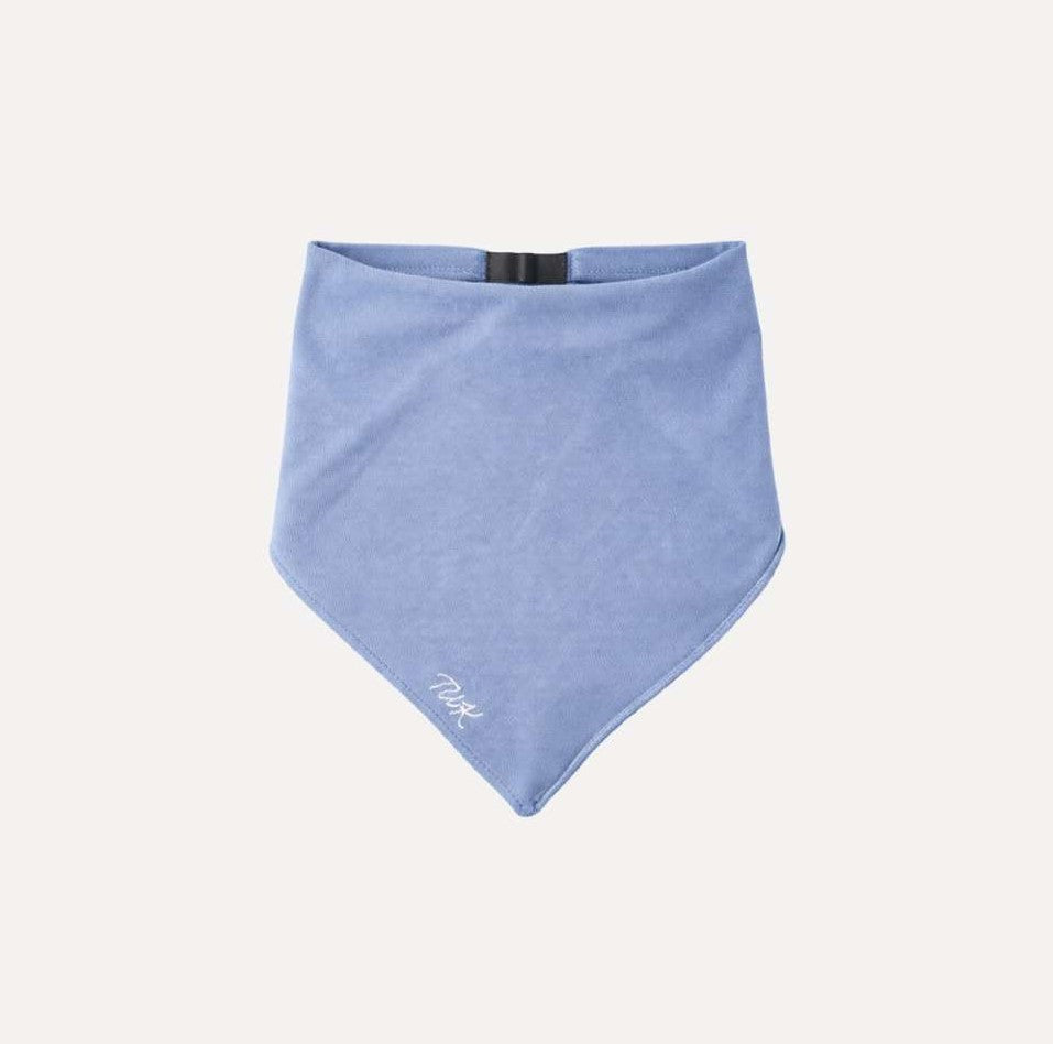 Powder Denim Denim Bandana by TUK in soft denim blue with an adjustable fit and clean, minimalist design.