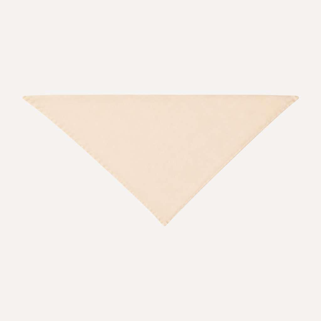 Soft Cream Solid Head Scarf by TUK in a soft neutral cream shade, lightweight triangular headscarf for modest and everyday styling.