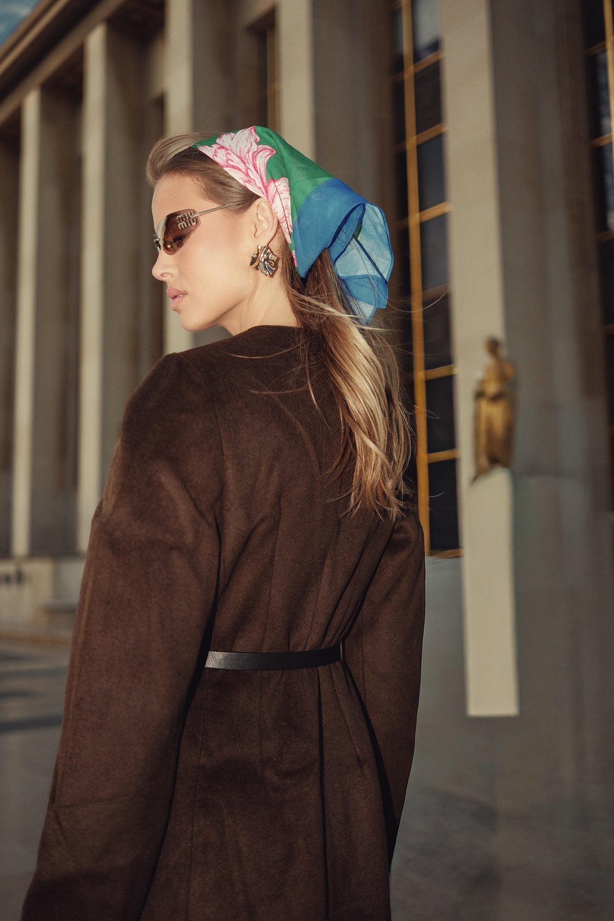 Peony For Your Thoughts Headband Bandana