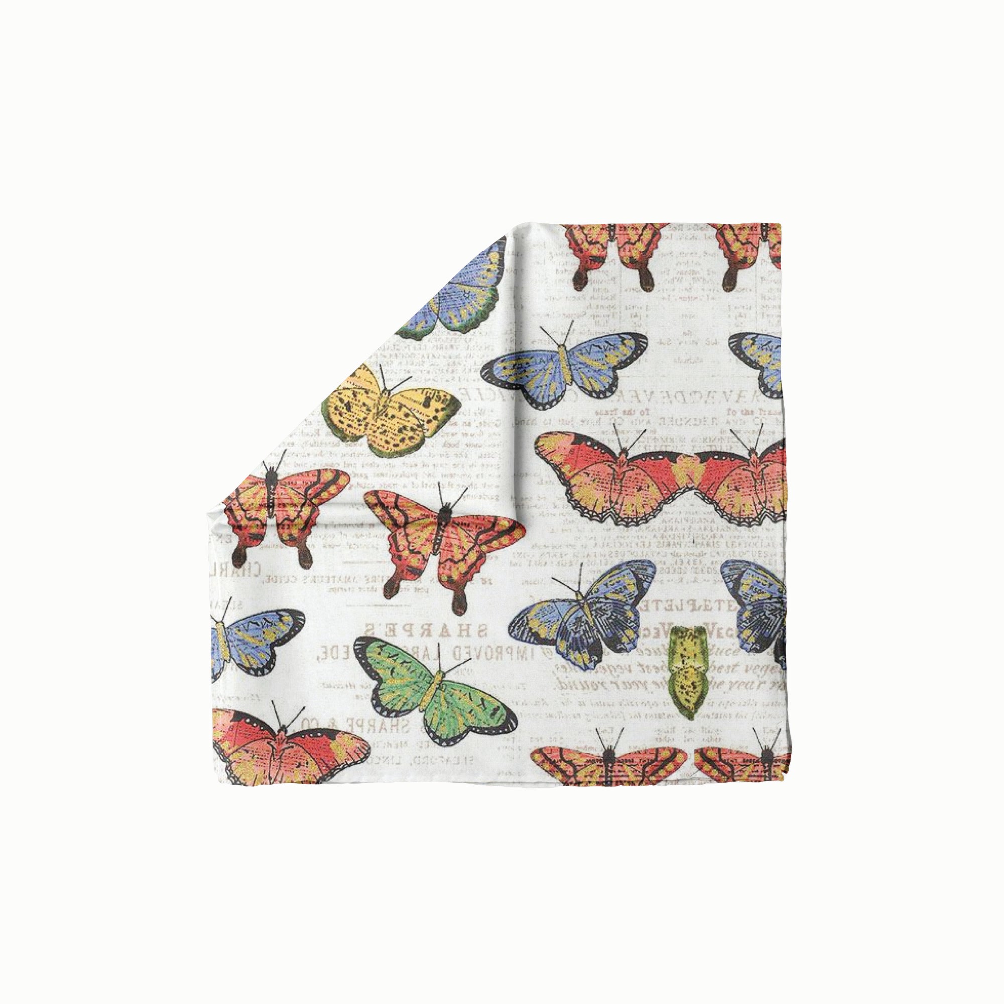 Papillon Script Head Scarf