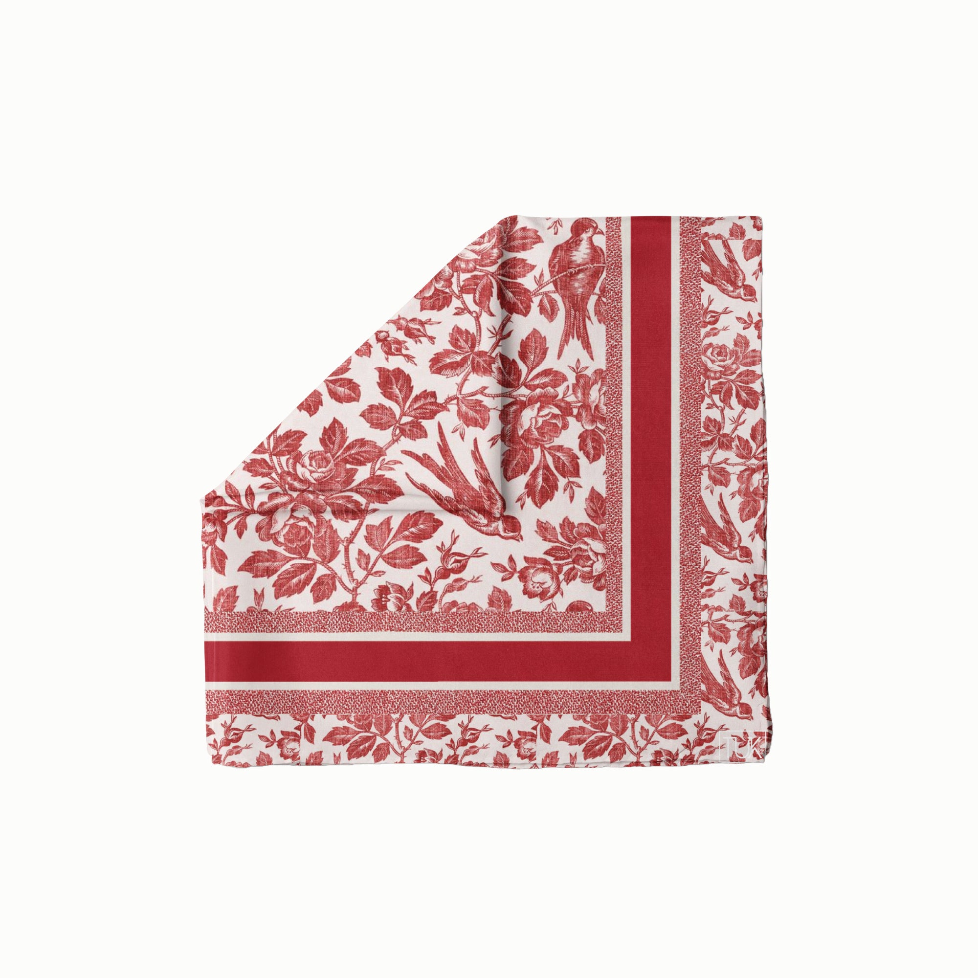 Rose Toile Head Scarf